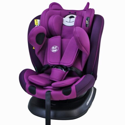 Scaun auto Tweety Plus Deluxe Buf Boof i-Size rotativ 360 cu isofix 40-150 cm UrsPurple