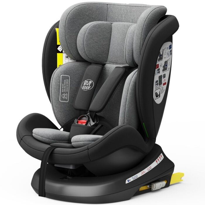 Scaun auto Tweety Plus Deluxe Buf Boof i-size rotativ 360 cu isofix 40-150 cm black