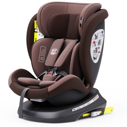 Scaun auto Tweety Plus Deluxe Buf Boof i-size rotativ 360 cu isofix 40-150 cm coffee