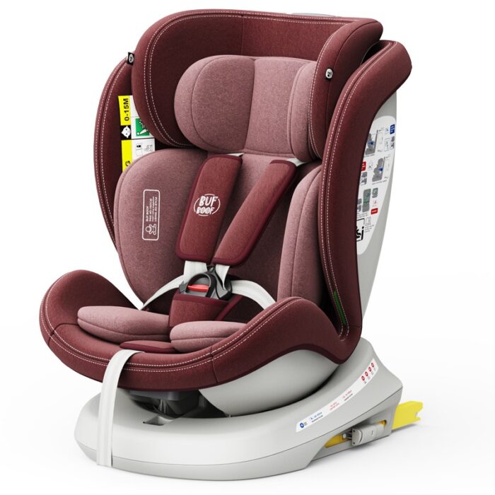 Scaun auto Tweety Plus Deluxe Buf Boof i-size rotativ 360 cu isofix 40-150 cm red