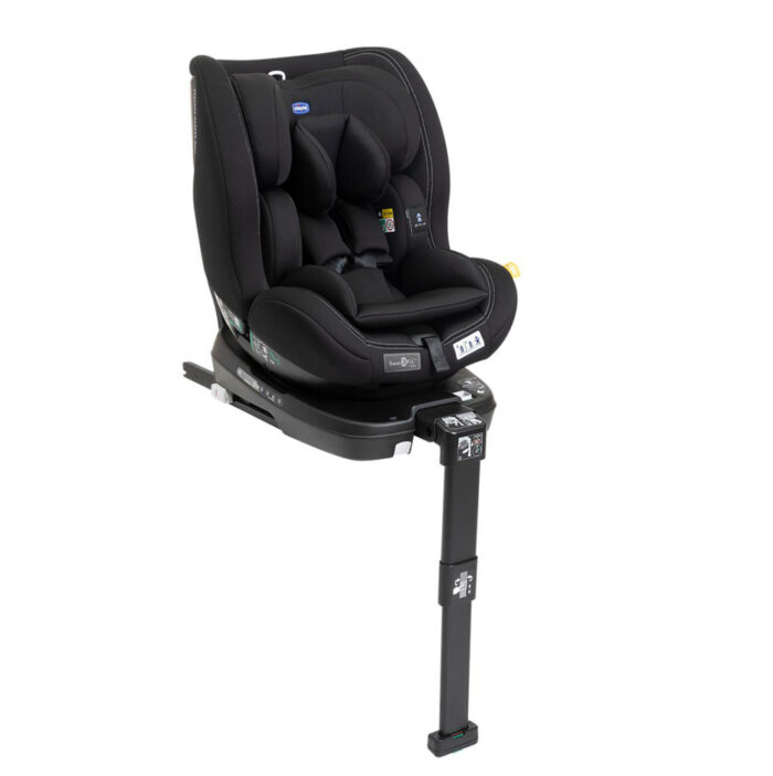 Scaun auto copii Chicco Seat3Fix I-Size Air 40-125cm Black Air 40-125cm