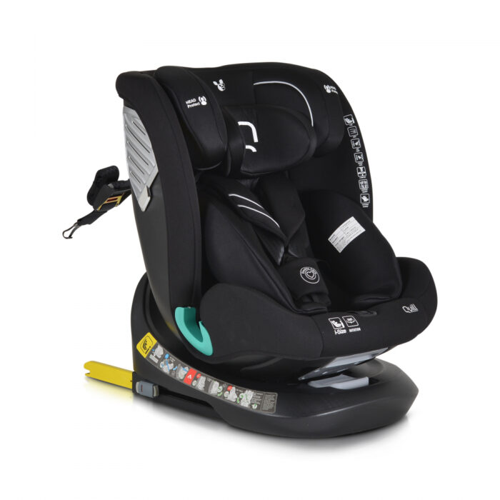 Scaun auto cu isofix Cangaroo Quill I-size 40-150 cm Negru