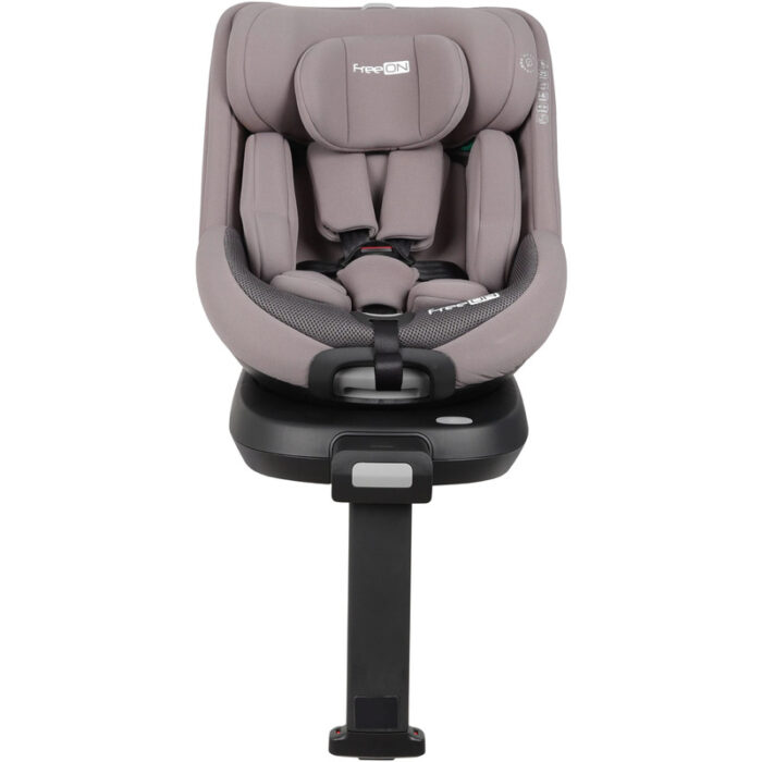 Scaun auto cu isofix FreeON Lotus rotire 360 grade nastere - 125 cm grey i-Size