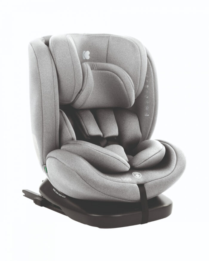 Scaun auto cu isofix KikkBoo 40-150 cm i-Comfort i-SIZE Light Grey