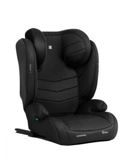 Scaun auto cu isofix KikkaBoo 100-150 cm i-Stand i-SIZE Black