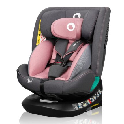 Scaun auto cu isofix Lionelo Bastiaan One i-Size 4 in 1 Roz