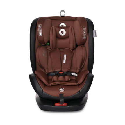 Scaun auto pentru copii cu isofix Ares i-Size si rotativ 360 grade 0 luni-12 ani Ginger