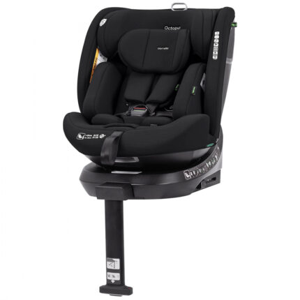 Scaun auto rotativ 360 SPS Carrello Octopus i-size 40-150 cm cu isofix Midnight Black