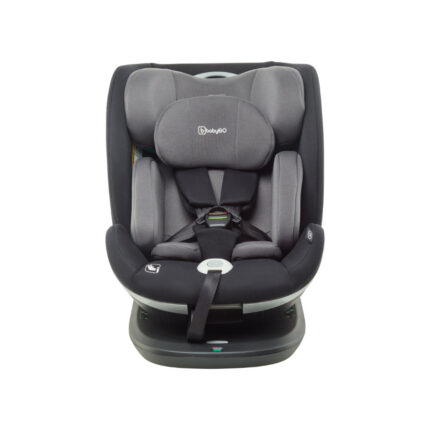 Scaun auto rotativ BabyGo Grow Up 360 Black 0-36 kg i-Size