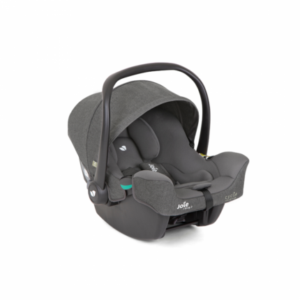 Scoica auto Joie i-Snug 2 cu tetiera reglabila 40-75 cm Shell Gray colectia Cycle testata ADAC si certificata R129