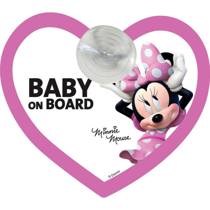 Semn de avertizare Baby on Board Minnie TataWay CZ10422