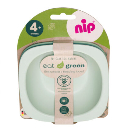 Set 2 castroane pentru mancarea copiilor nip Eat Green 37065