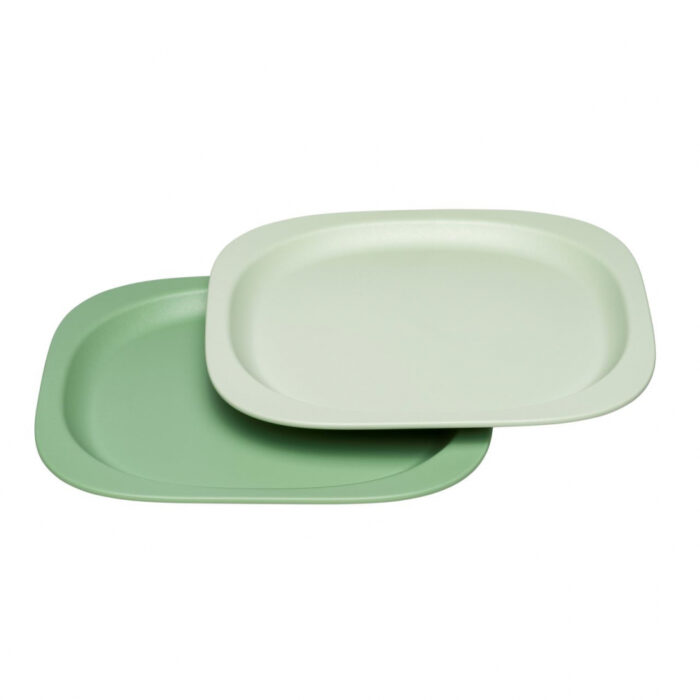 Set 2 farfurii pentru mancarea copiilor nip Eat Green 37068