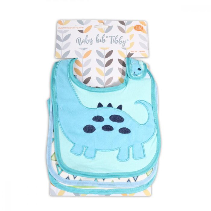 Set 3 bavete de bumbac Tibby Blue