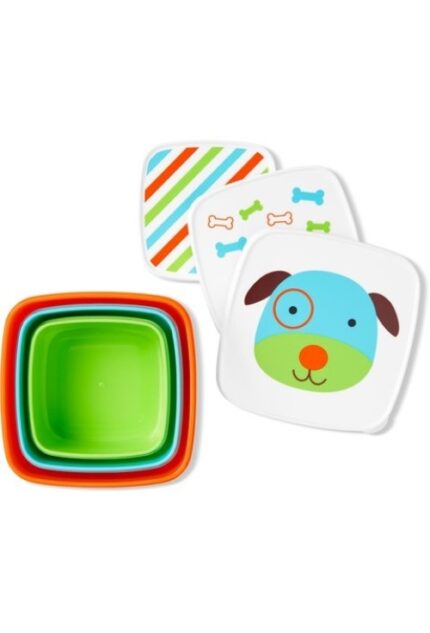 Set 3 cutii pentru pranz Zoo Catel Skip Hop