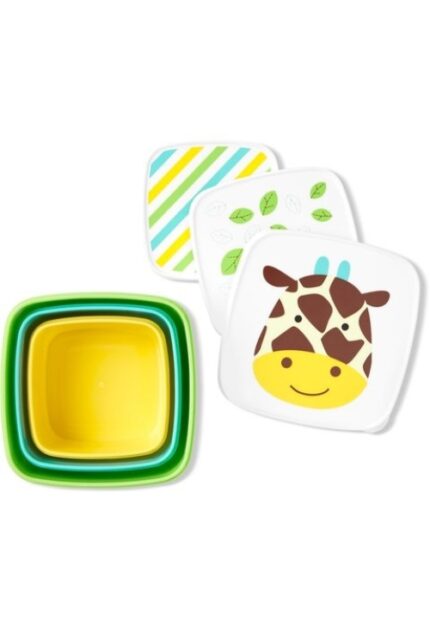 Set 3 cutii pentru pranz Zoo Girafa Skip Hop