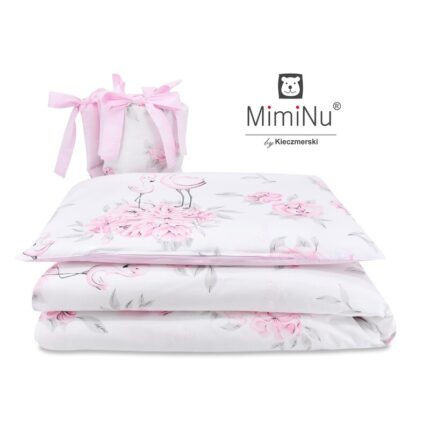 Set 3 piese patut Peonie Pink MimiNu