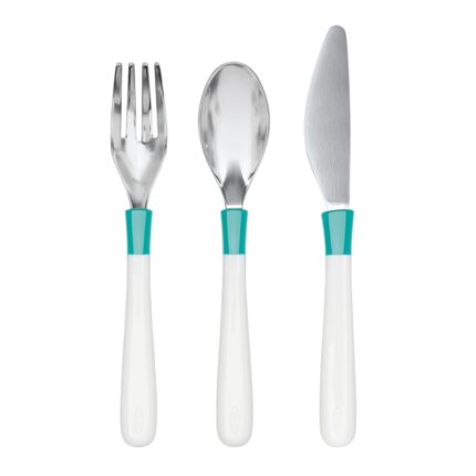 Set 3 tacamuri mari pentru copii Teal