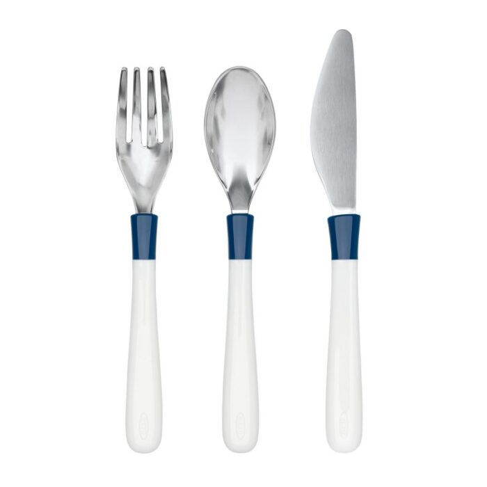 Set 3 tacamuri mari pentru copii navy