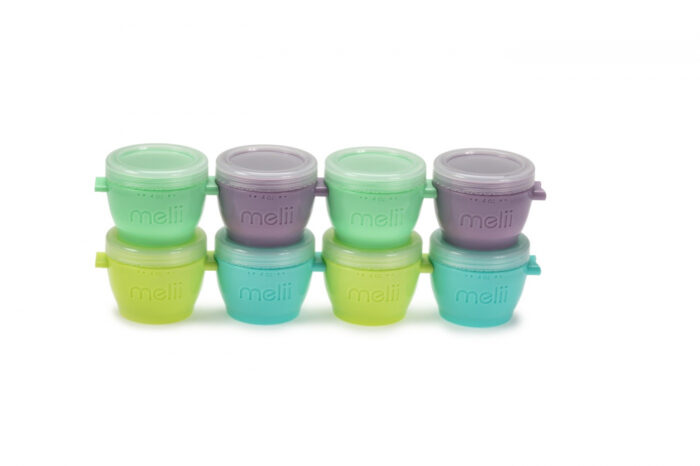 Set 8 recipiente silicon SnapGo Melii 118 ml