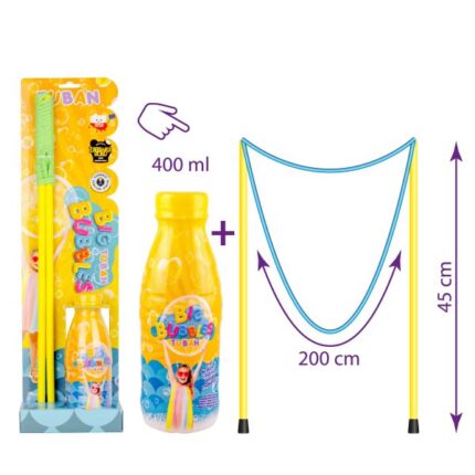 Set Baloane de sapun Tuban 400ml cu bagheta 50cm