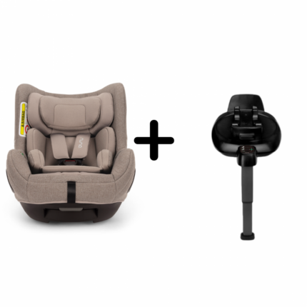 Set Nuna Scaun auto rotativ i-Size Todl next Cedar 40-105 cm + Baza isofix Base next i-Size pentru Todl next