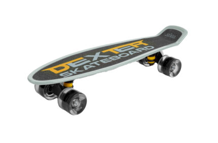 Set Skateboard cu casca cotiere si genunchiere Toyz Dexter Gri