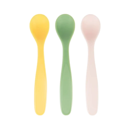 Set de 3 lingurite Badabulle flexibile Pastel