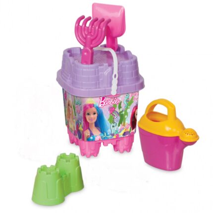 Set de joaca pentru nisip cu galetusa mare si accesorii Big Castle Barbie