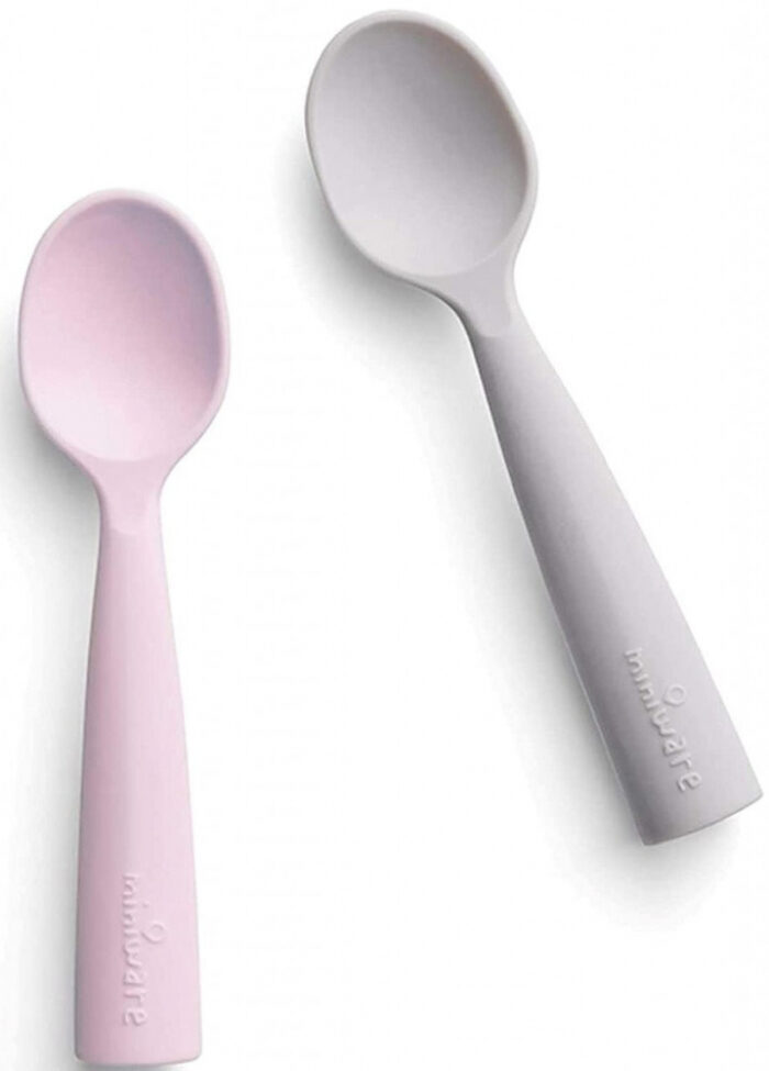 Set de lingurite bebelusi Miniware GreyCotton candy