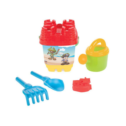 Set galetusa si forme pentru nisip Sweety Castle Bucket