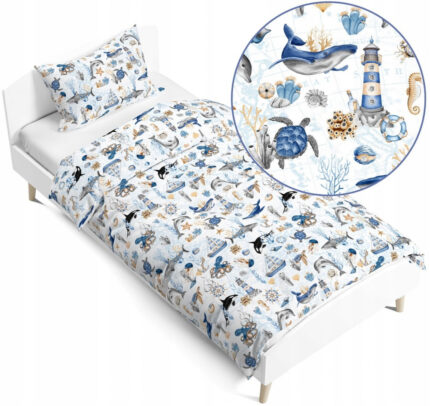 Set lenjerie de pat cu 2 piese 140x200cm Blue Ocean