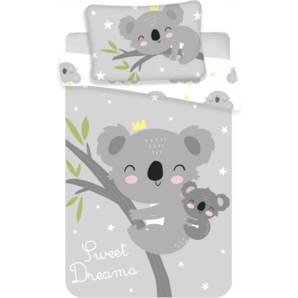 Set lenjerie pat copii 100x135 + 40x60 Koala Sweet Dreams Baby SunCity