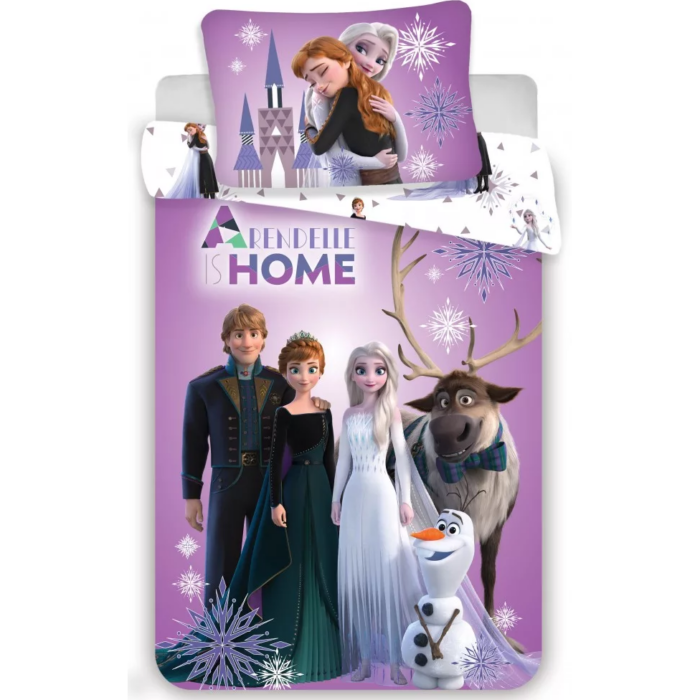 Set lenjerie pat copii Frozen Arendelle 100x135 SunCity