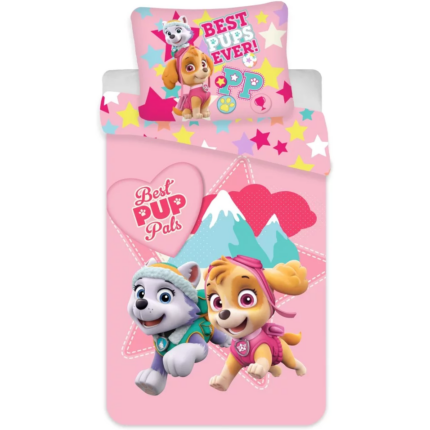 Set lenjerie pat copii Paw Patrol Best Pup Pals 100140 cm 4045 cm SunCity BRM004511