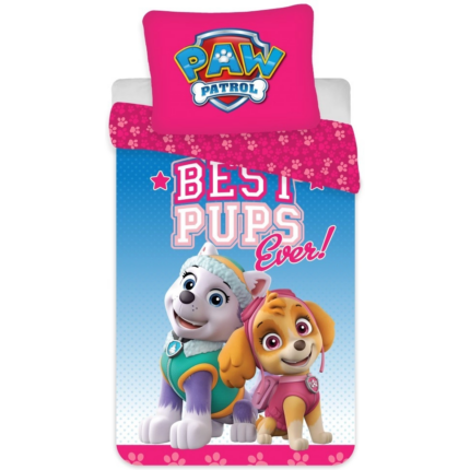 Set lenjerie pat copii Paw Patrol Best Pups Ever 100x135 + 40x60 SunCity