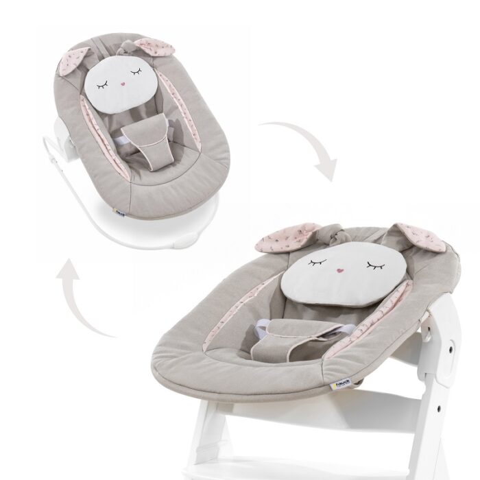 Sezlong Alpha Bouncer 2in1 Powder Bunny Beige Bloom