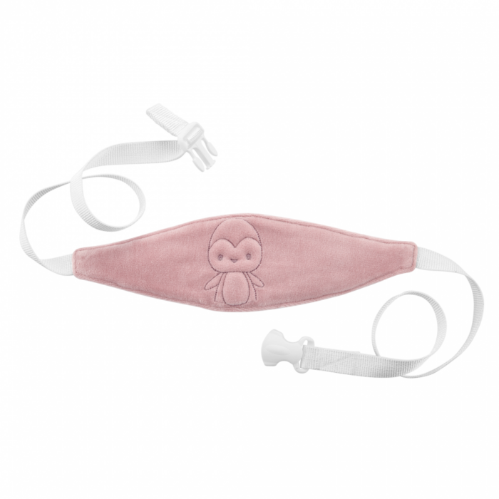 Suport sustinere cap pentru scaun auto BabyJem Strap Pinguin Pink