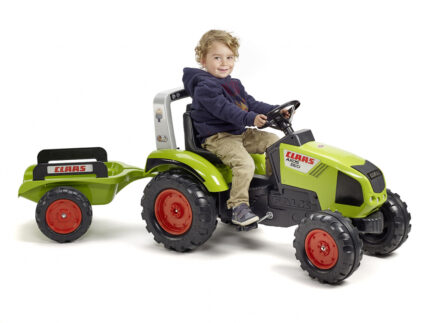 Tractor Claas cu pedale si remorca Falk 1011AB