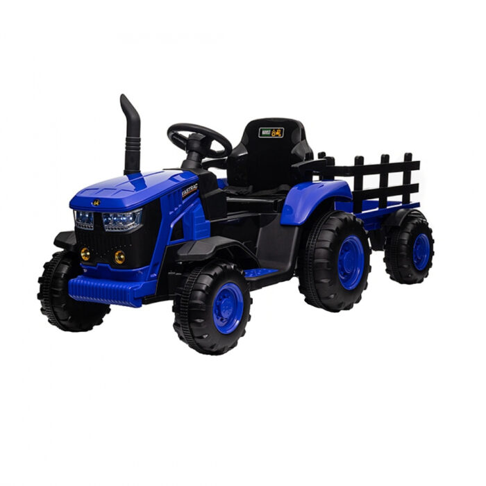 Tractor electric 12V cu remorca Nichiduta Track Blue