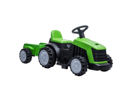 Tractor electric Nichiduta XXL 6V cu remorca Green