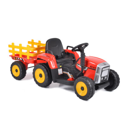 Tractor electric cu remorca Moni Trailer Red