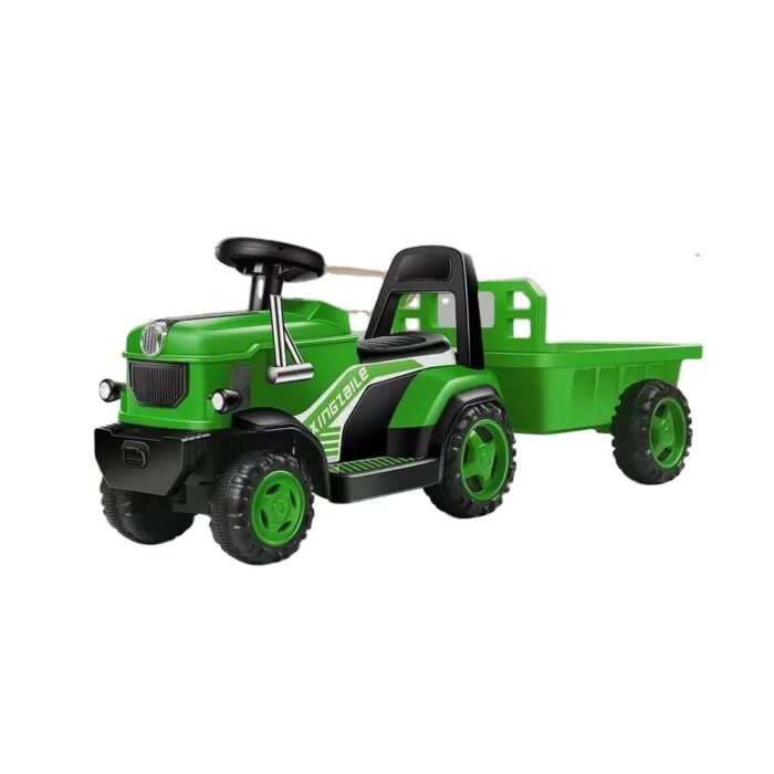 Tractor electric cu remorca Nichiduta King Track Green