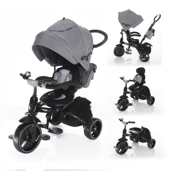 Tricicleta 6 moduri de utilizare Citi Trike Foggy Grey Zopa