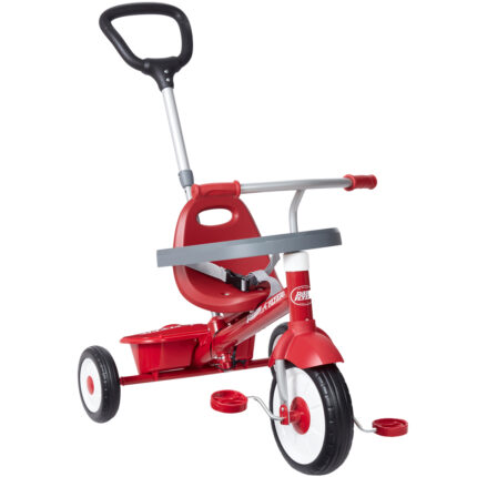 Tricicleta Radio Flyer 3 in 1 Stroll N Trike rosu