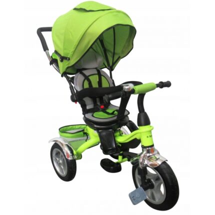 Tricicleta cu pedale 3 in 1 R-Sport T3 verde