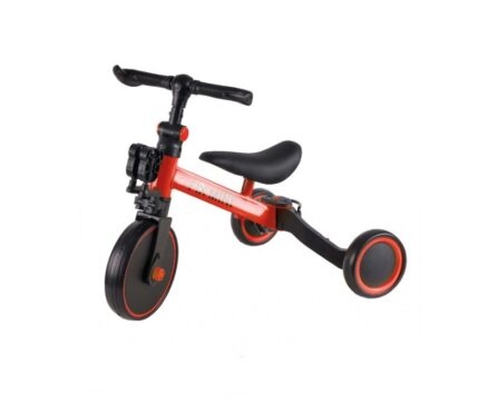 Tricicleta cu pedale 3 in 1 Trike Fix Red