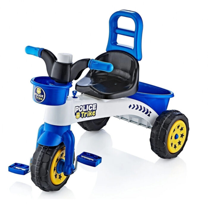 Tricicleta pentru copii Guclu Toys Police cu claxon