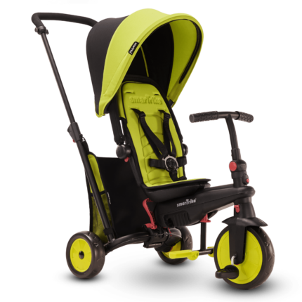 Tricicleta pliabila Smart Trike 6 in 1 STR3 Verde dotata cu frana si scaun rabatabil