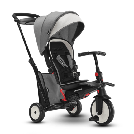 Tricicleta pliabila Smart Trike 7 in 1 STR5 Gri dotata cu frana si scaun rabatabil